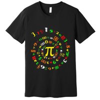 Cutie Pi Math Science Teacher 3 14 Funny Pi Day Premium T-Shirt