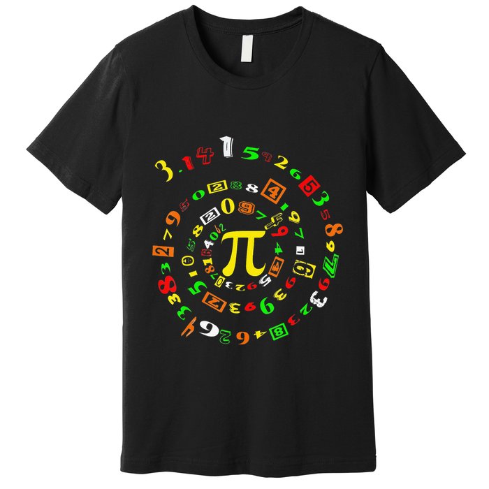 Cutie Pi Math Science Teacher 3 14 Funny Pi Day Premium T-Shirt
