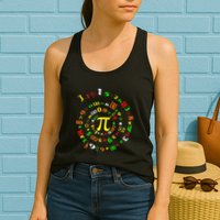 Cutie Pi Math Science Teacher 3 14 Funny Pi Day Womens Tank Top