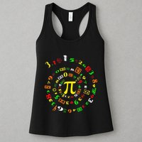 Cutie Pi Math Science Teacher 3 14 Funny Pi Day Womens Tank Top