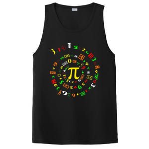 Cutie Pi Math Science Teacher 3 14 Funny Pi Day PosiCharge Competitor Tank