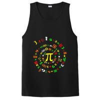 Cutie Pi Math Science Teacher 3 14 Funny Pi Day PosiCharge Competitor Tank