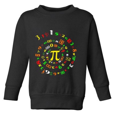 Cutie Pi Math Science Teacher 3 14 Funny Pi Day Toddler Sweatshirt