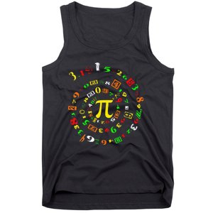 Cutie Pi Math Science Teacher 3 14 Funny Pi Day Tank Top