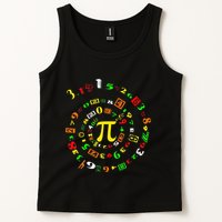 Cutie Pi Math Science Teacher 3 14 Funny Pi Day Tank Top