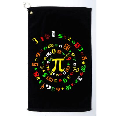 Cutie Pi Math Science Teacher 3 14 Funny Pi Day Golf Towel