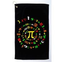 Cutie Pi Math Science Teacher 3 14 Funny Pi Day Golf Towel