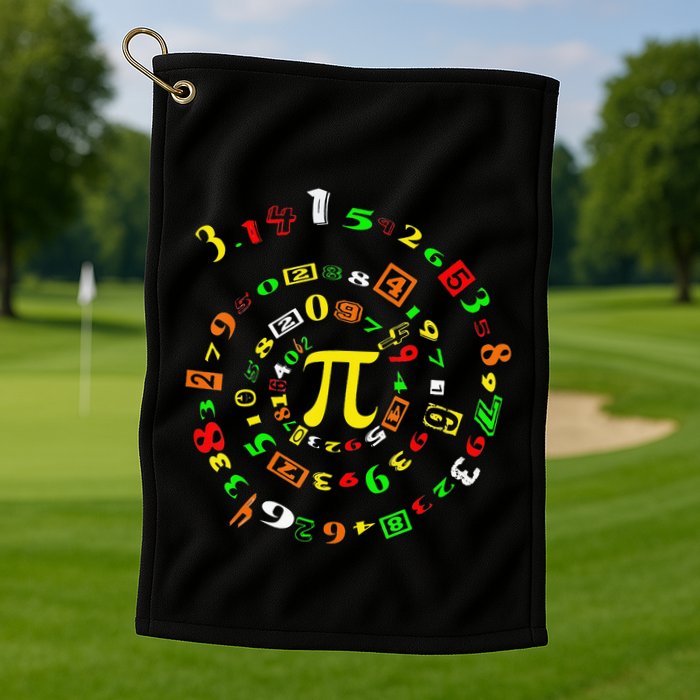 Cutie Pi Math Science Teacher 3 14 Funny Pi Day Golf Towel