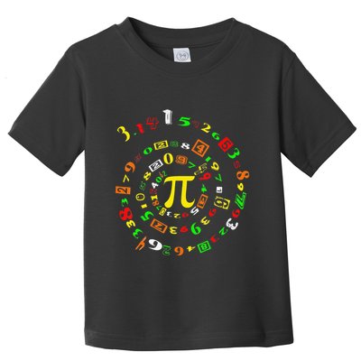 Cutie Pi Math Science Teacher 3 14 Funny Pi Day Toddler T-Shirt