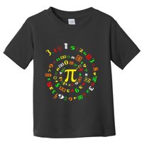 Cutie Pi Math Science Teacher 3 14 Funny Pi Day Toddler T-Shirt