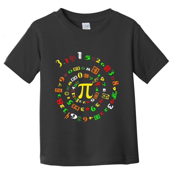 Cutie Pi Math Science Teacher 3 14 Funny Pi Day Toddler T-Shirt