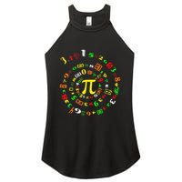 Cutie Pi Math Science Teacher 3 14 Funny Pi Day Women's Perfect Tri Rocker Tank