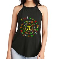 Cutie Pi Math Science Teacher 3 14 Funny Pi Day Women's Perfect Tri Rocker Tank