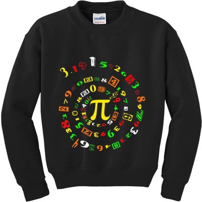 Cutie Pi Math Science Teacher 3 14 Funny Pi Day Kids Sweatshirt