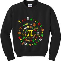 Cutie Pi Math Science Teacher 3 14 Funny Pi Day Kids Sweatshirt
