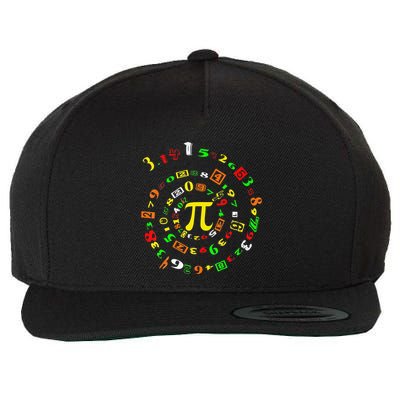 Cutie Pi Math Science Teacher 3 14 Funny Pi Day Wool Snapback Cap