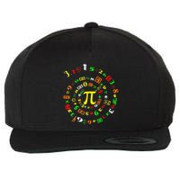 Cutie Pi Math Science Teacher 3 14 Funny Pi Day Wool Snapback Cap
