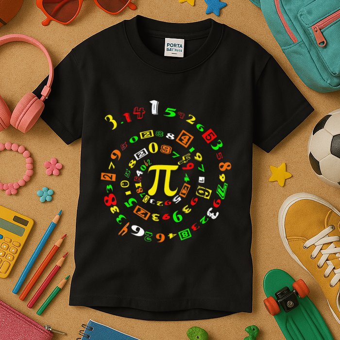 Cutie Pi Math Science Teacher 3 14 Funny Pi Day Kids T-Shirt