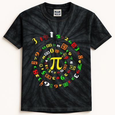 Cutie Pi Math Science Teacher 3 14 Funny Pi Day Kids Tie-Dye T-Shirt