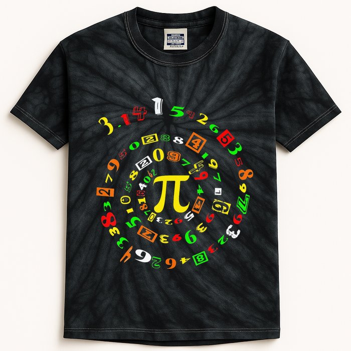 Cutie Pi Math Science Teacher 3 14 Funny Pi Day Kids Tie-Dye T-Shirt