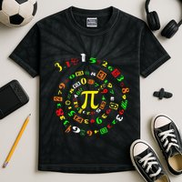 Cutie Pi Math Science Teacher 3 14 Funny Pi Day Kids Tie-Dye T-Shirt