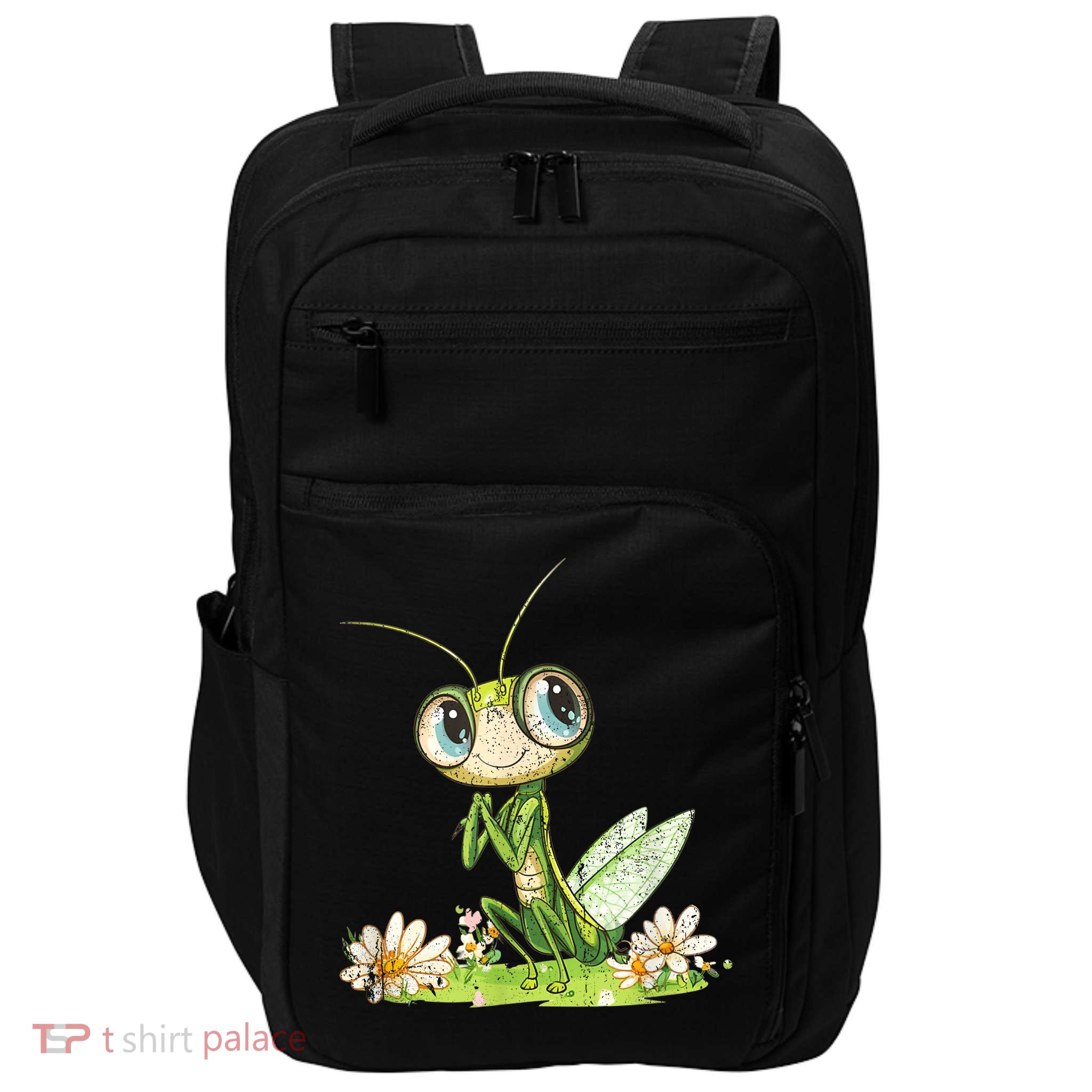 Chibi Praying Mantis Insect Lover Boy Impact Tech Backpack