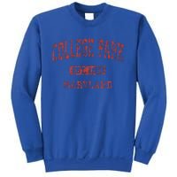 College Park Maryland Md Vintage Athletic Sports Sweatshirt