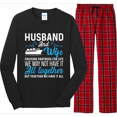 Cruising Partners Meaningful Gift Cruise Ship Husband Wife For Life Gift Long Sleeve Pajama Set