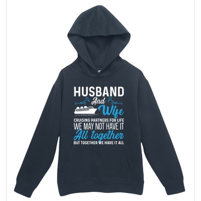 Cruising Partners Meaningful Gift Cruise Ship Husband Wife For Life Gift Urban Pullover Hoodie