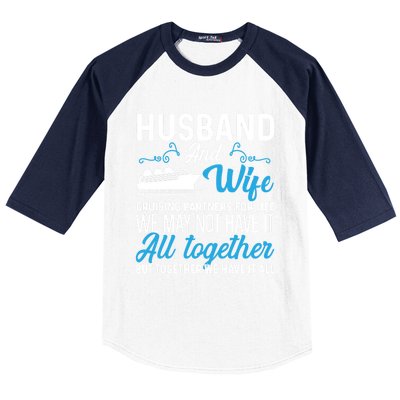 Cruising Partners Meaningful Gift Cruise Ship Husband Wife For Life Gift Baseball Sleeve Shirt