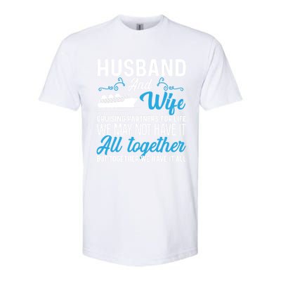 Cruising Partners Meaningful Gift Cruise Ship Husband Wife For Life Gift Softstyle CVC T-Shirt