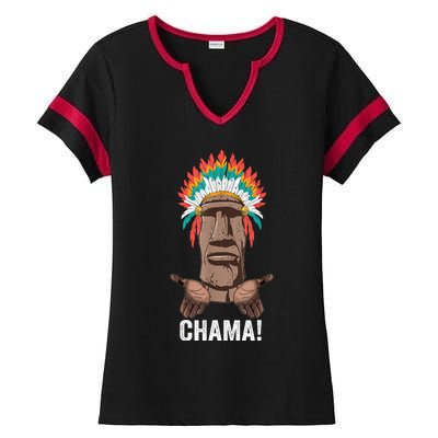 Chama Paotan Mma Fan Jjb Boxing Muay Thai Kickboxing Ladies Halftime Notch Neck Tee