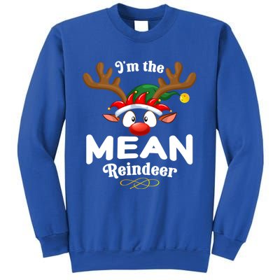 Christmas Pjs Mean Xmas Reindeer Matching Great Gift Sweatshirt