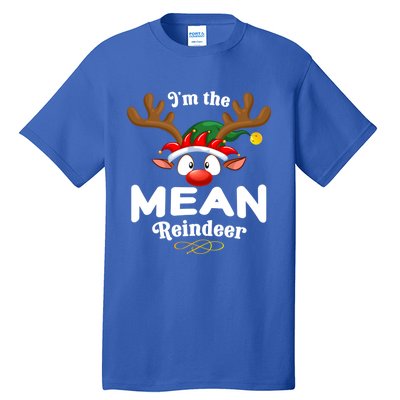 Christmas Pjs Mean Xmas Reindeer Matching Great Gift Tall T-Shirt