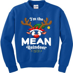 Christmas Pjs Mean Xmas Reindeer Matching Great Gift Kids Sweatshirt