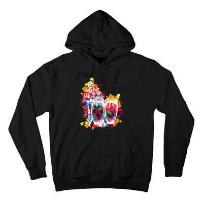 Conga Player Musician Gift Instrument Art Tall Hoodie