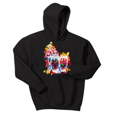 Conga Player Musician Gift Instrument Art Kids Hoodie