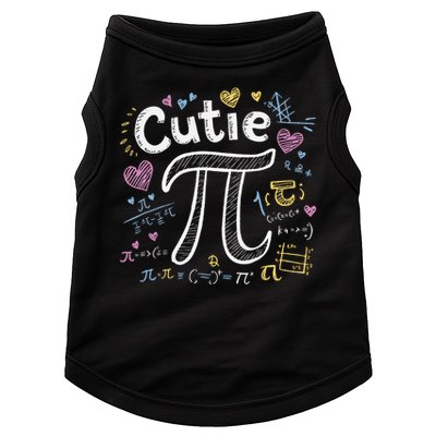Cutie Pi Math Equation Coquette Bow Day Doggie Tank