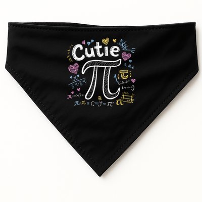 Cutie Pi Math Equation Coquette Bow Day USA-Made Doggie Bandana