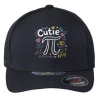 Cutie Pi Math Equation Coquette Bow Day Flexfit Unipanel Trucker Cap