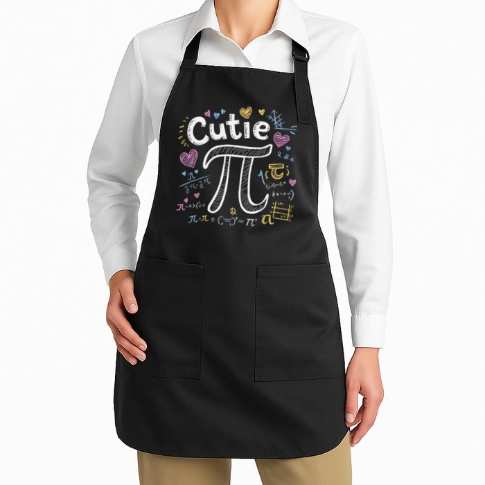 Cutie Pi Math Equation Coquette Bow Day Apron