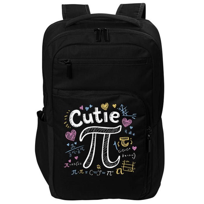 Cutie Pi Math Equation Coquette Bow Day Impact Tech Backpack