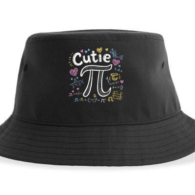 Cutie Pi Math Equation Coquette Bow Day Sustainable Bucket Hat