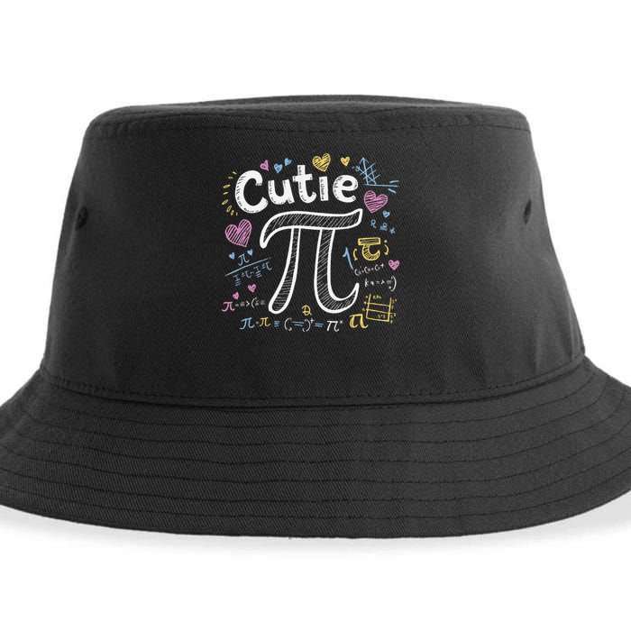 Cutie Pi Math Equation Coquette Bow Day Sustainable Bucket Hat