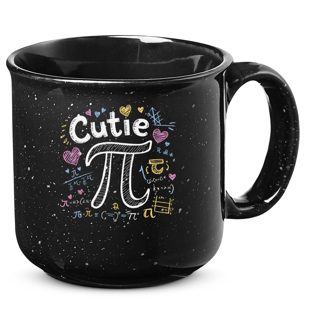 Cutie Pi Math Equation Coquette Bow Day 15oz Campfire Ceramic Mug