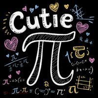 Cutie Pi Math Equation Coquette Bow Day 16 in Basic Backpack