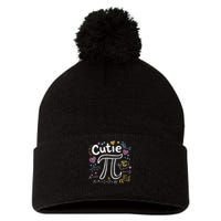 Cutie Pi Math Equation Coquette Bow Day Pom Pom 12in Knit Beanie