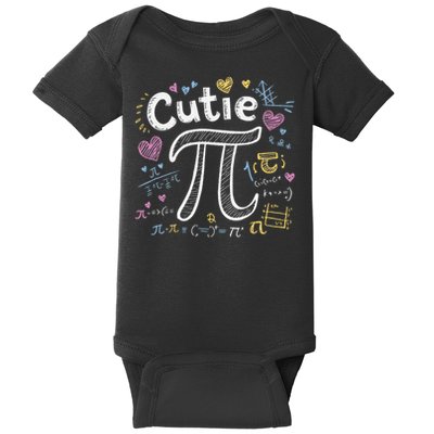 Cutie Pi Math Equation Coquette Bow Day Baby Bodysuit