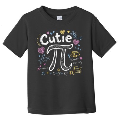 Cutie Pi Math Equation Coquette Bow Day Toddler T-Shirt