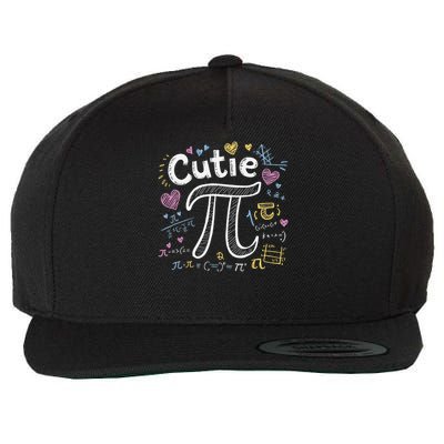Cutie Pi Math Equation Coquette Bow Day Wool Snapback Cap